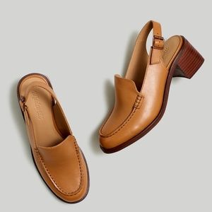 New MADEWELL The Mervin Slingback Loafer in Desert Camel